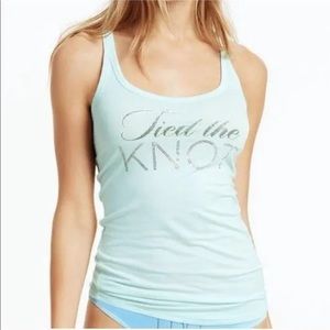 💍Wedding Tied the KNOT bride tank💍